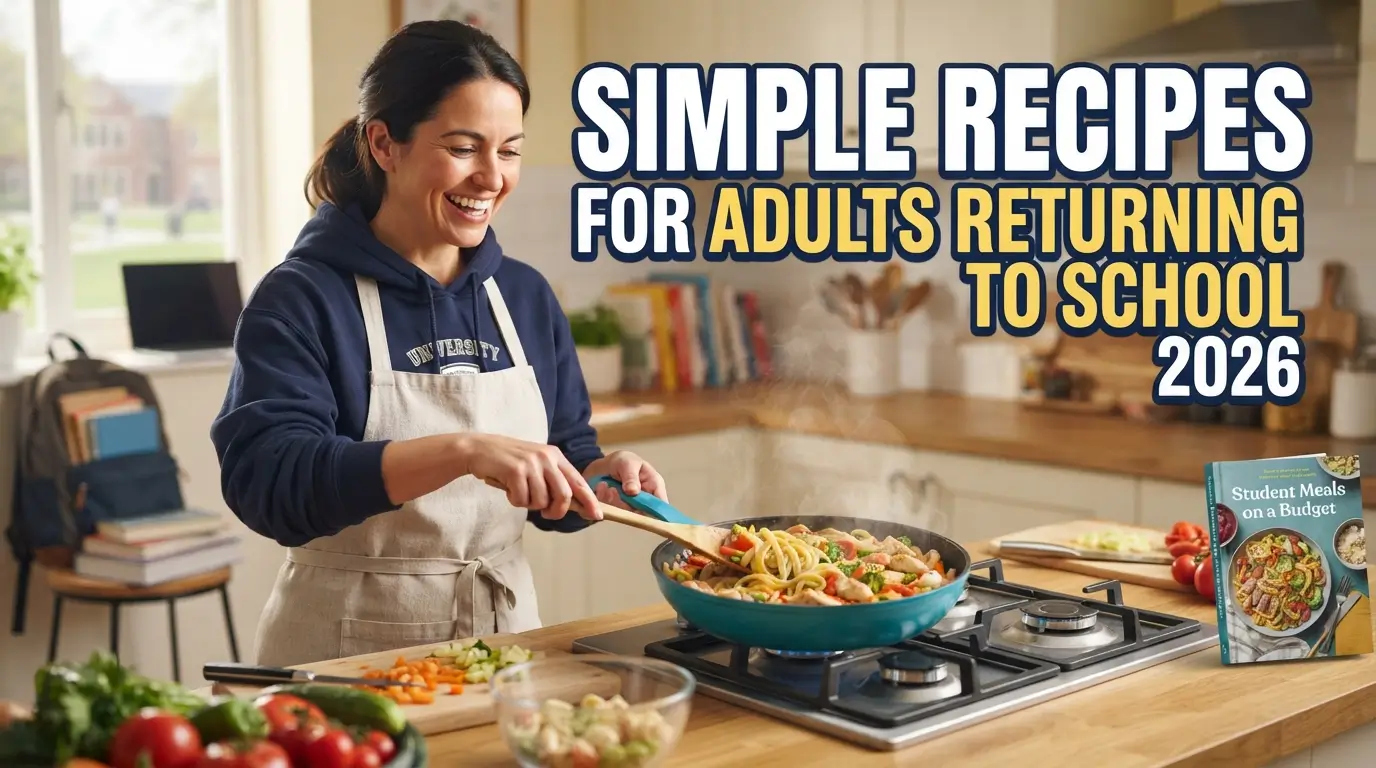 Simple Recipes for Adults Returning to School 2026