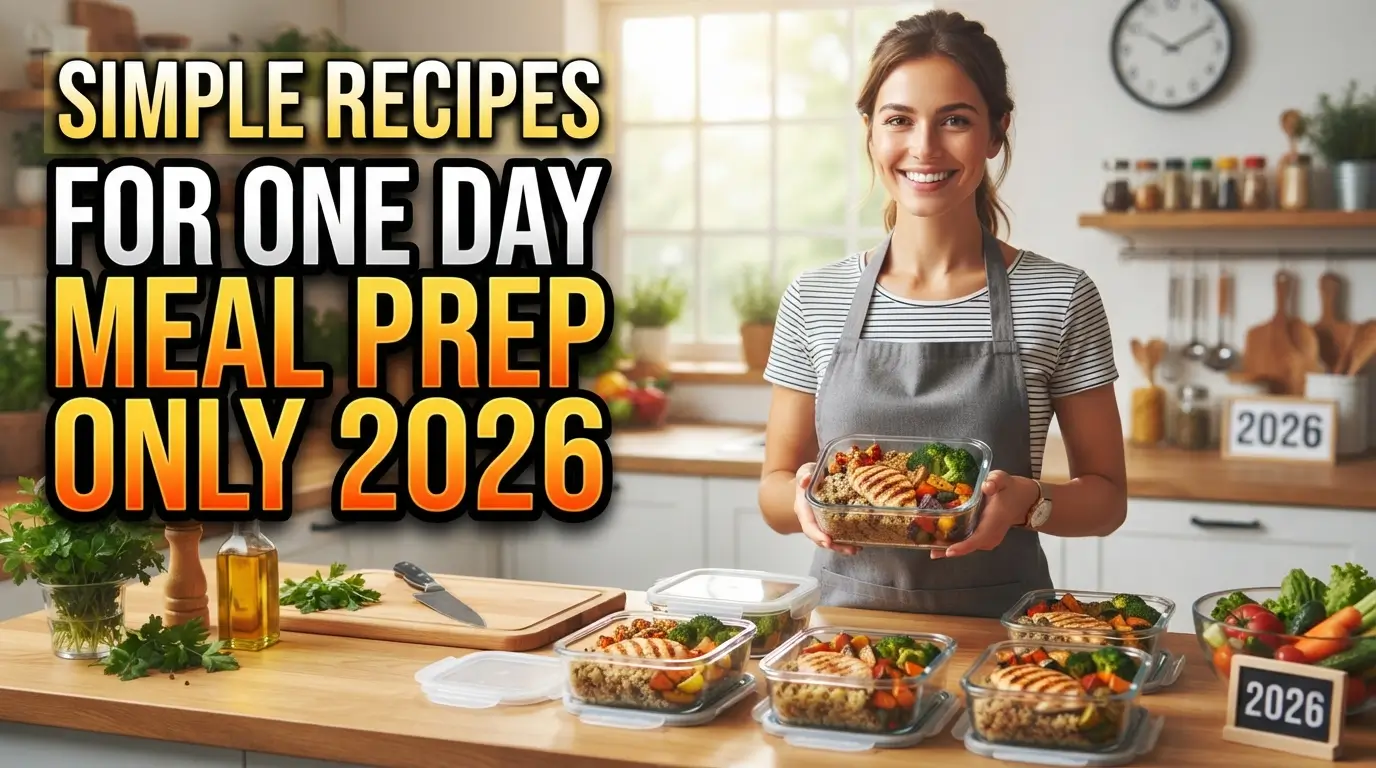 Simple Recipes for One Day Meal Prep Only 2026